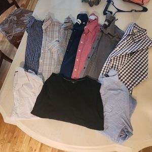 Men's button-up dress shirts bundle